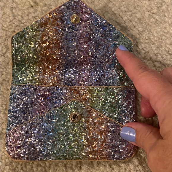 Multicolor Glitter card holder - Picture 2 of 2